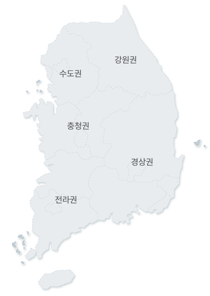 권역 지도